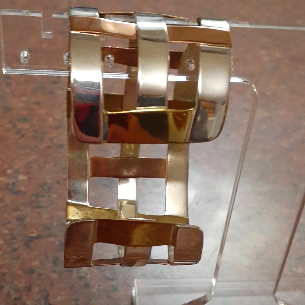 Rlm studio gorgeous silver, copper and brass cuff bracelet - Picture 3 of 5
